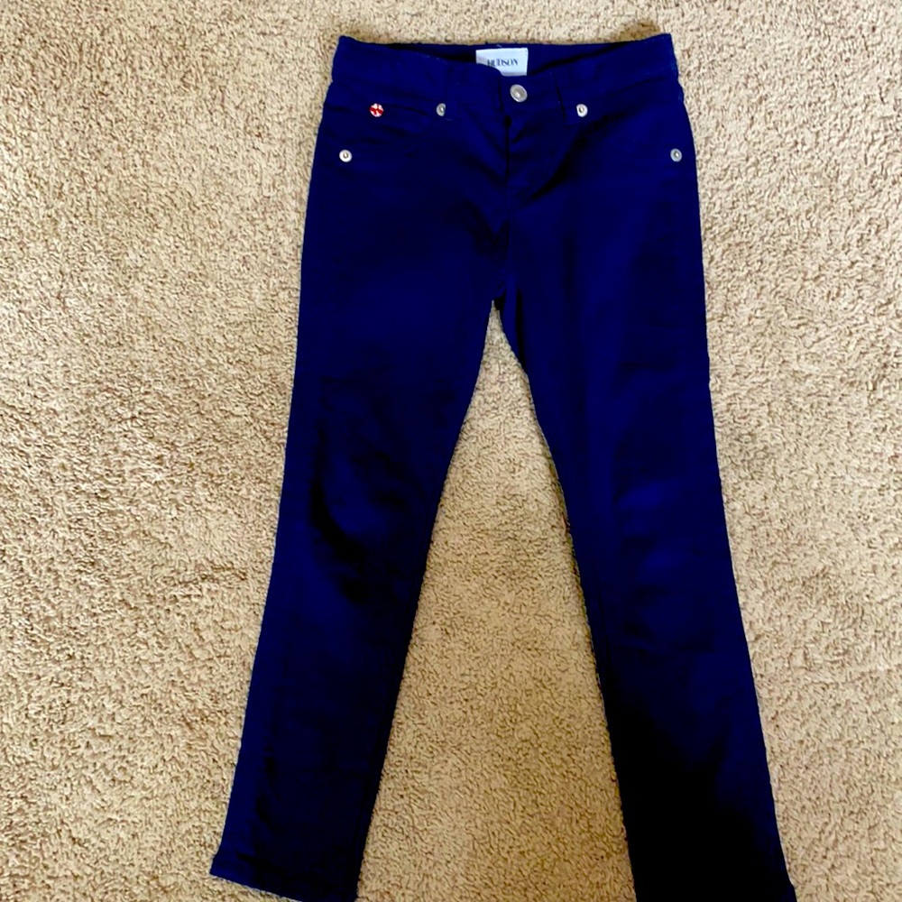NWOT Hudson girls Navy skinny pants size 5
